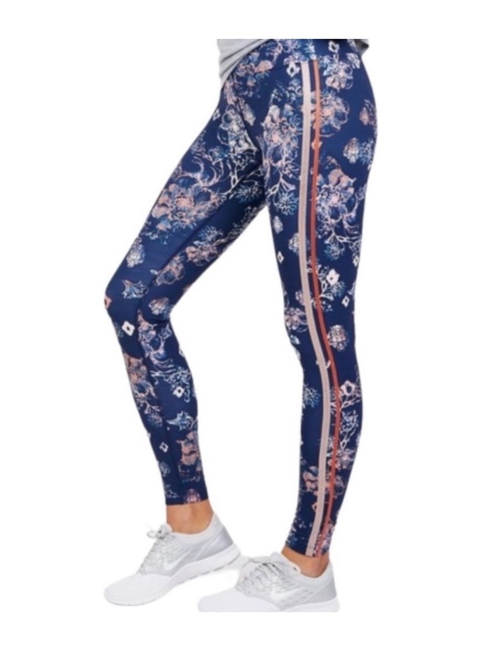 FP Movement - Free People Indigo Floral Compression Leggings